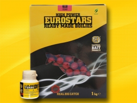 Eurostar Ready-Made Boilies + 50 ml 3 in One Turbo Bait Dip