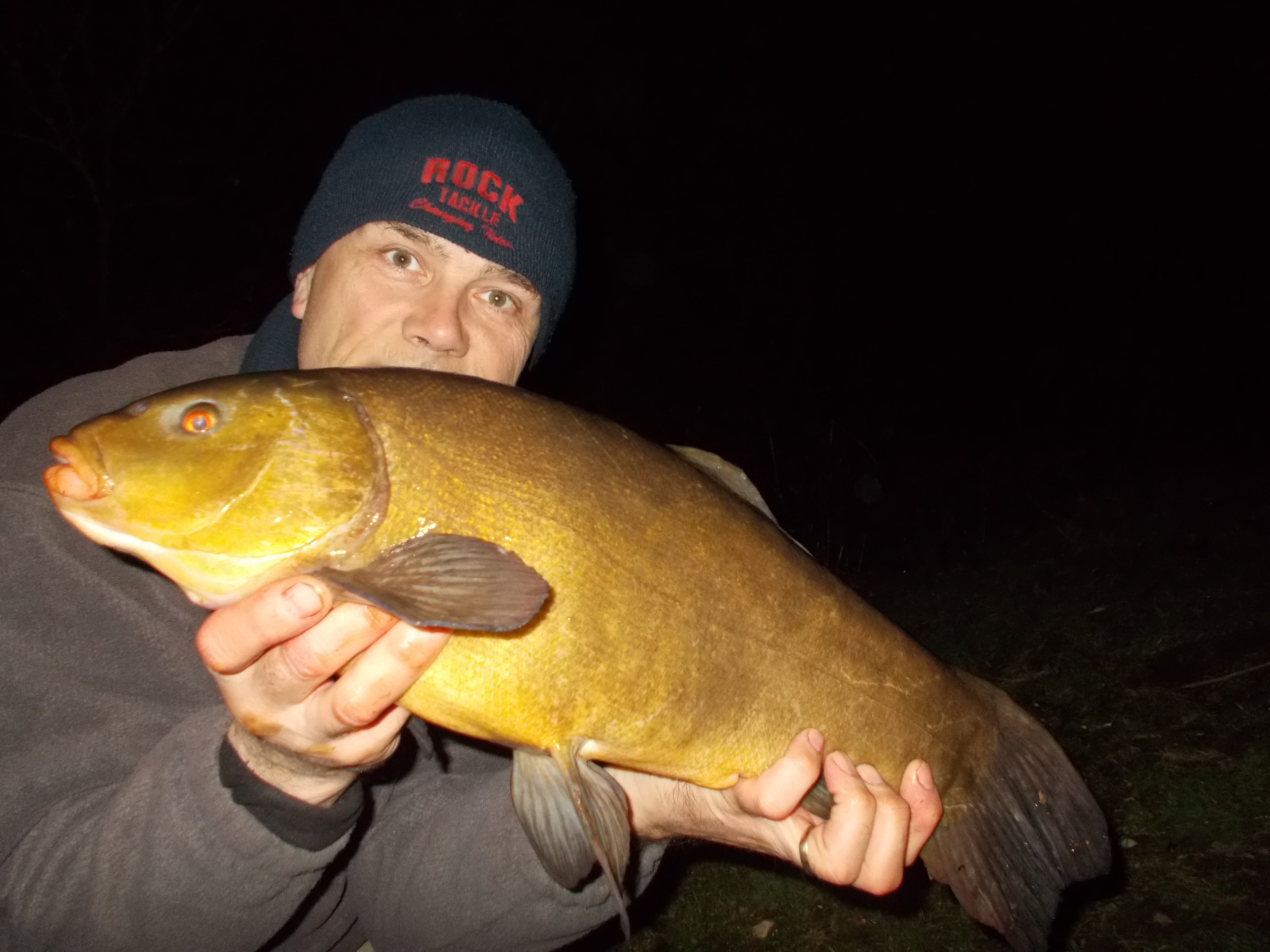 Great tench caught on corn poppers