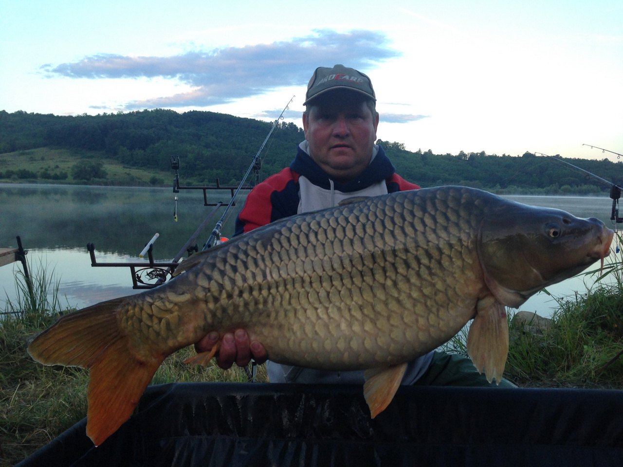 A versenyen fogott legnagyobb ponty: 15,32 kg