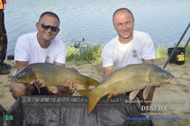 Gál Tibor és Nagy Zoltán a három fordulós versenysorozatban végig magabiztos versenyzéssel horgászott
