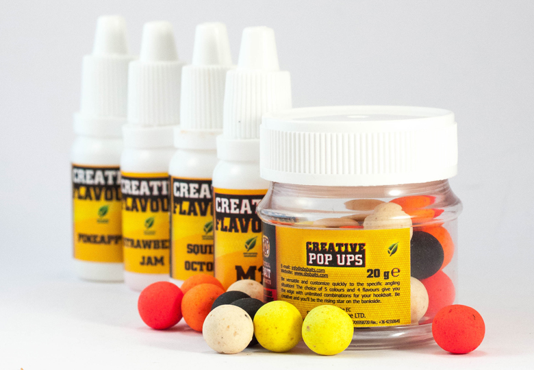 5 colours and 4 flavours give you the edge with unlimited combinations for your hookbait