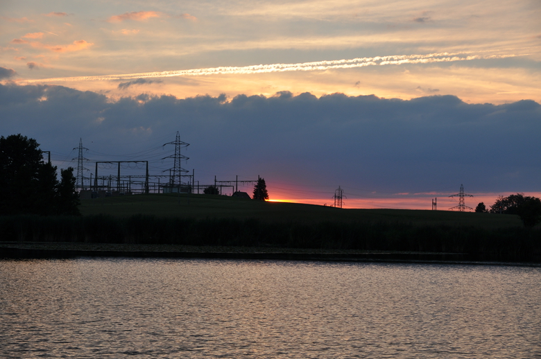 Stimmungsvoller Sonnenuntergang