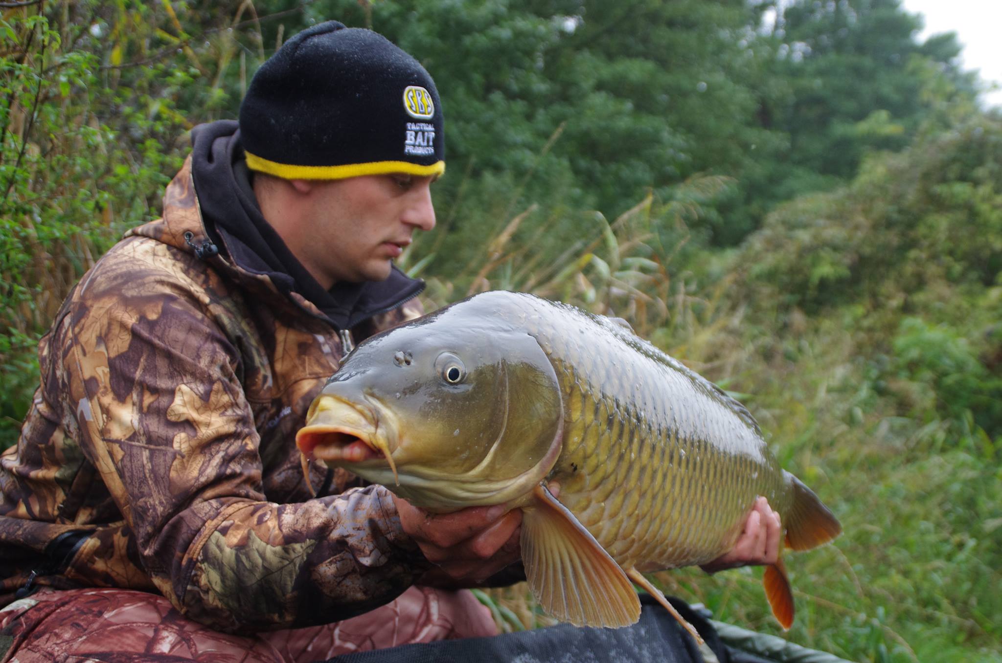 This 11 kg carp could not resist the Garlic flavoured boilie, either