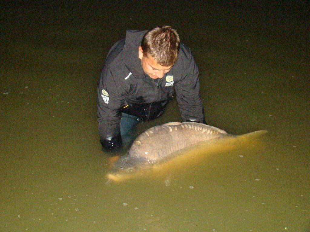 Der größte Fisch und sogleich auch Teichrekord (25,87 kg)