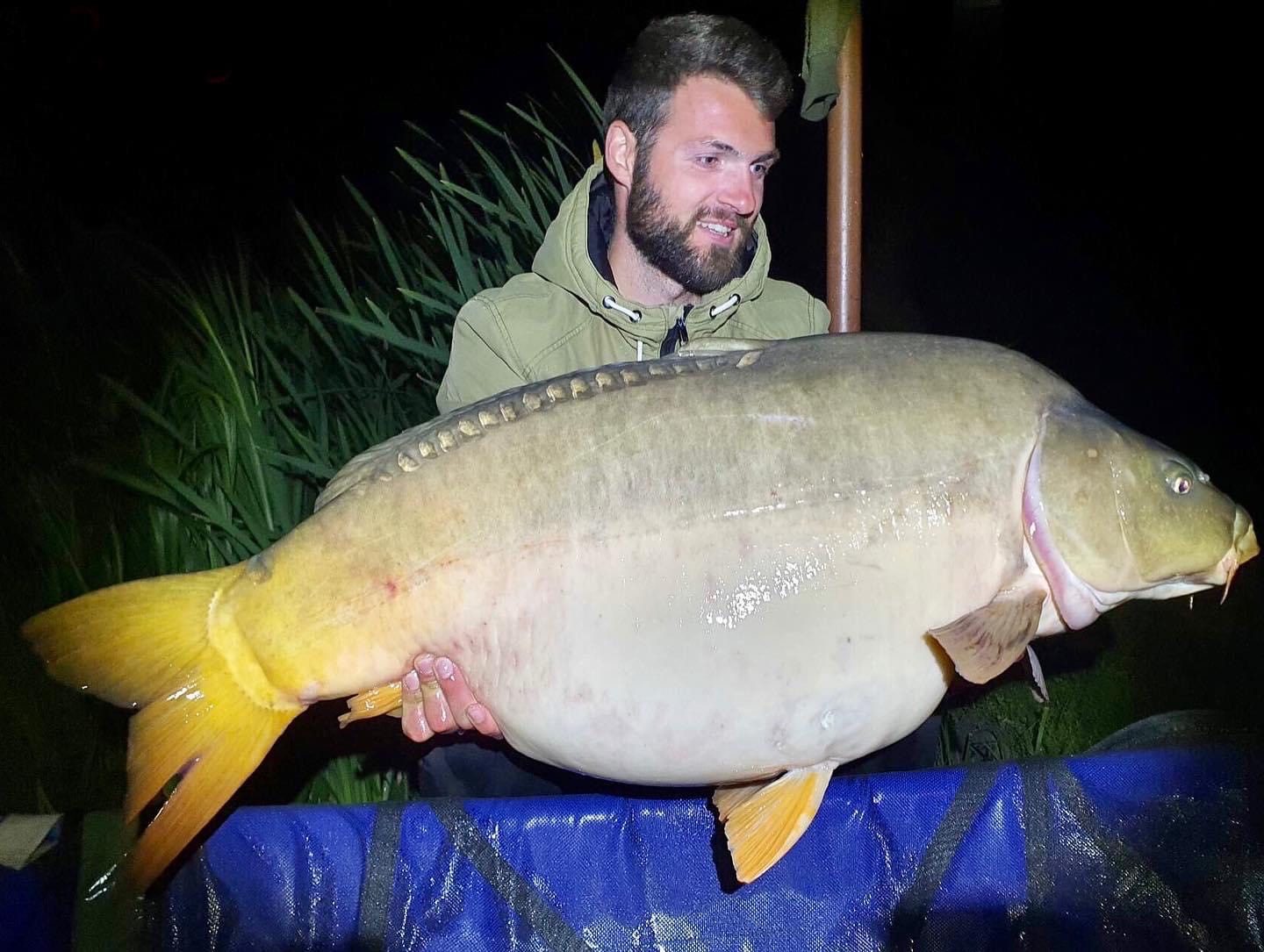 A hal tömege: 21,9 kg