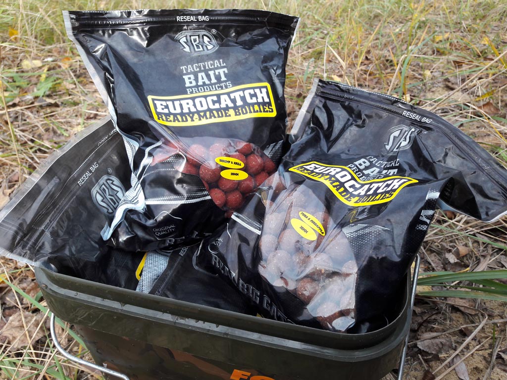 Die neuen Eurocatch Boilies zum ersten Mal mit im Gepäck