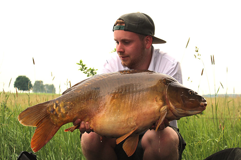 Mein grösster Fisch an diesem Wochenende mit 14kg - gefangen auf einen 24mm M3 Wafter