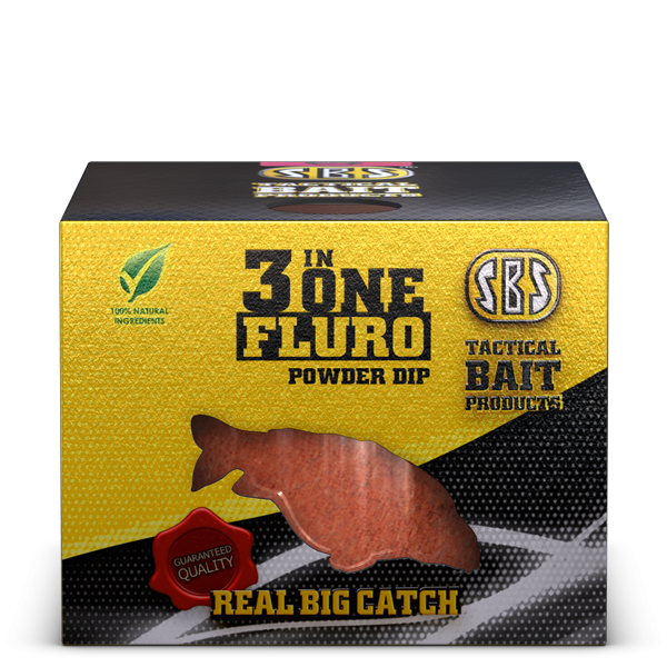 Dips - 3 in One Fluro Powder Dip - Garlic - SBS Baits